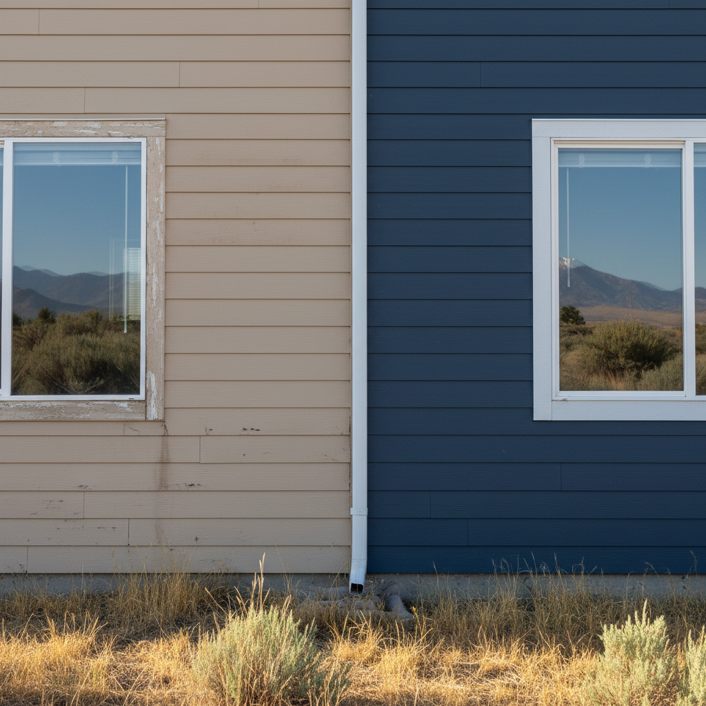 Completed james hardie siding work at a residential property in Taylorsville, UT