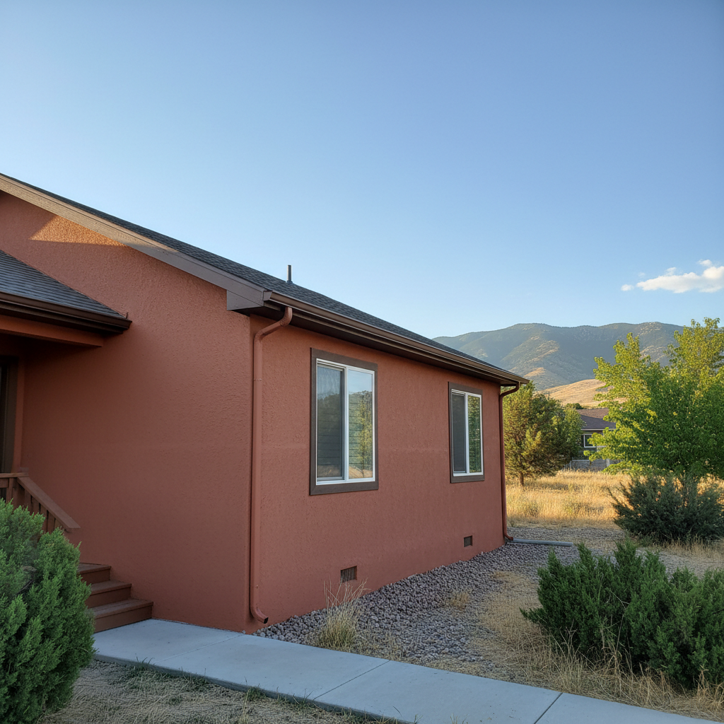 Completed stucco redashing work at a residential property in Provo, UT