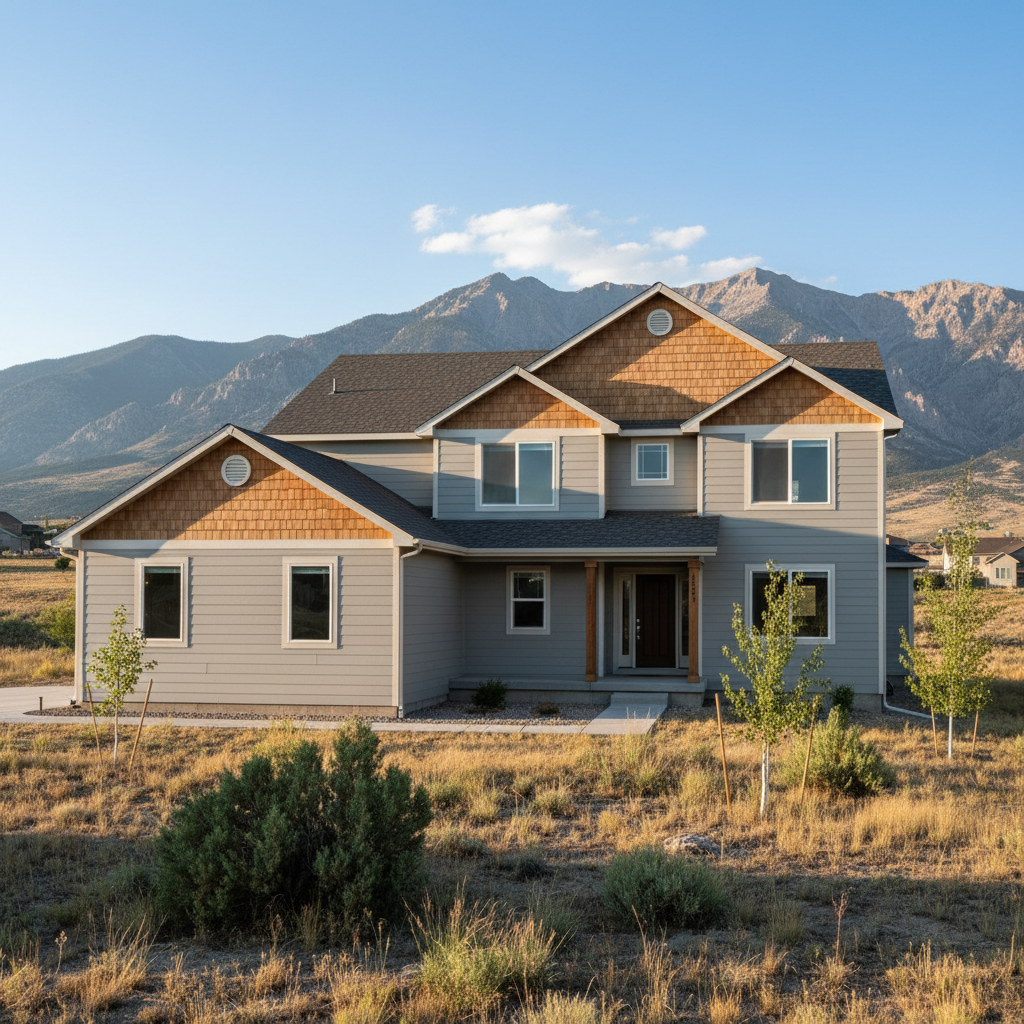 Completed stucco removal work at a residential property in West Valley City, UT