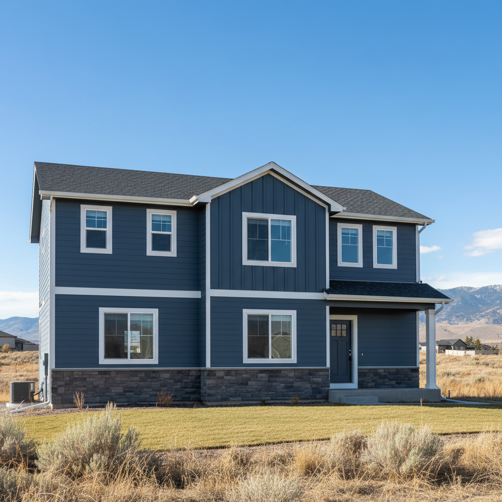 Completed james hardie siding work at a residential property in Taylorsville, UT