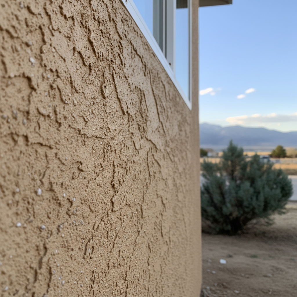 Completed residential stucco work at a residential property in Provo, UT