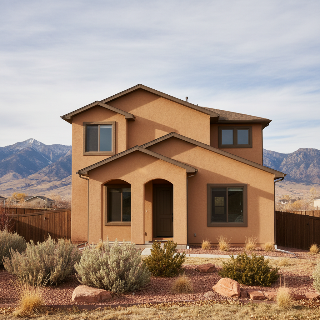 Completed commercial stucco work at a residential property in Provo, UT