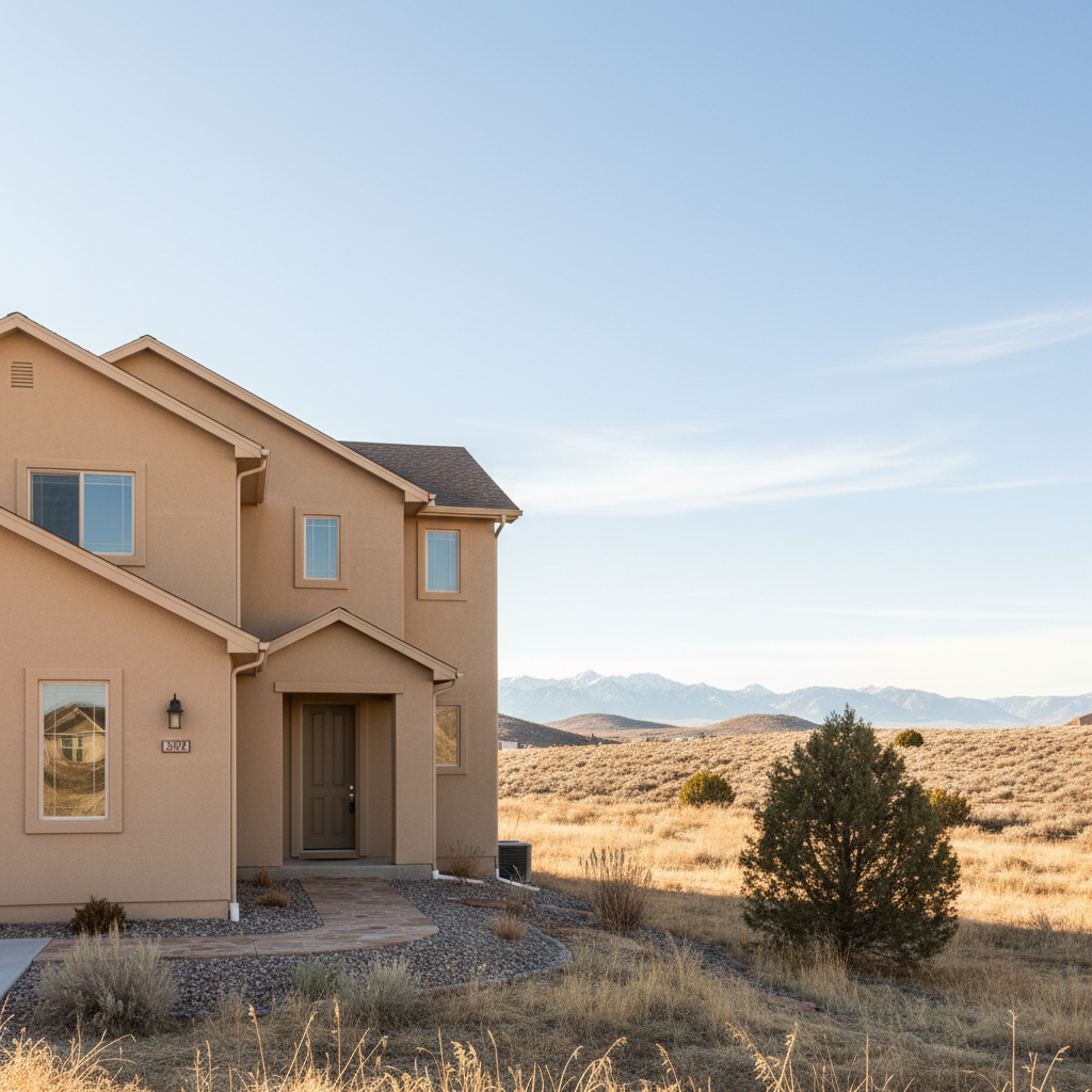 Completed commercial stucco work at a residential property in West Jordan, UT