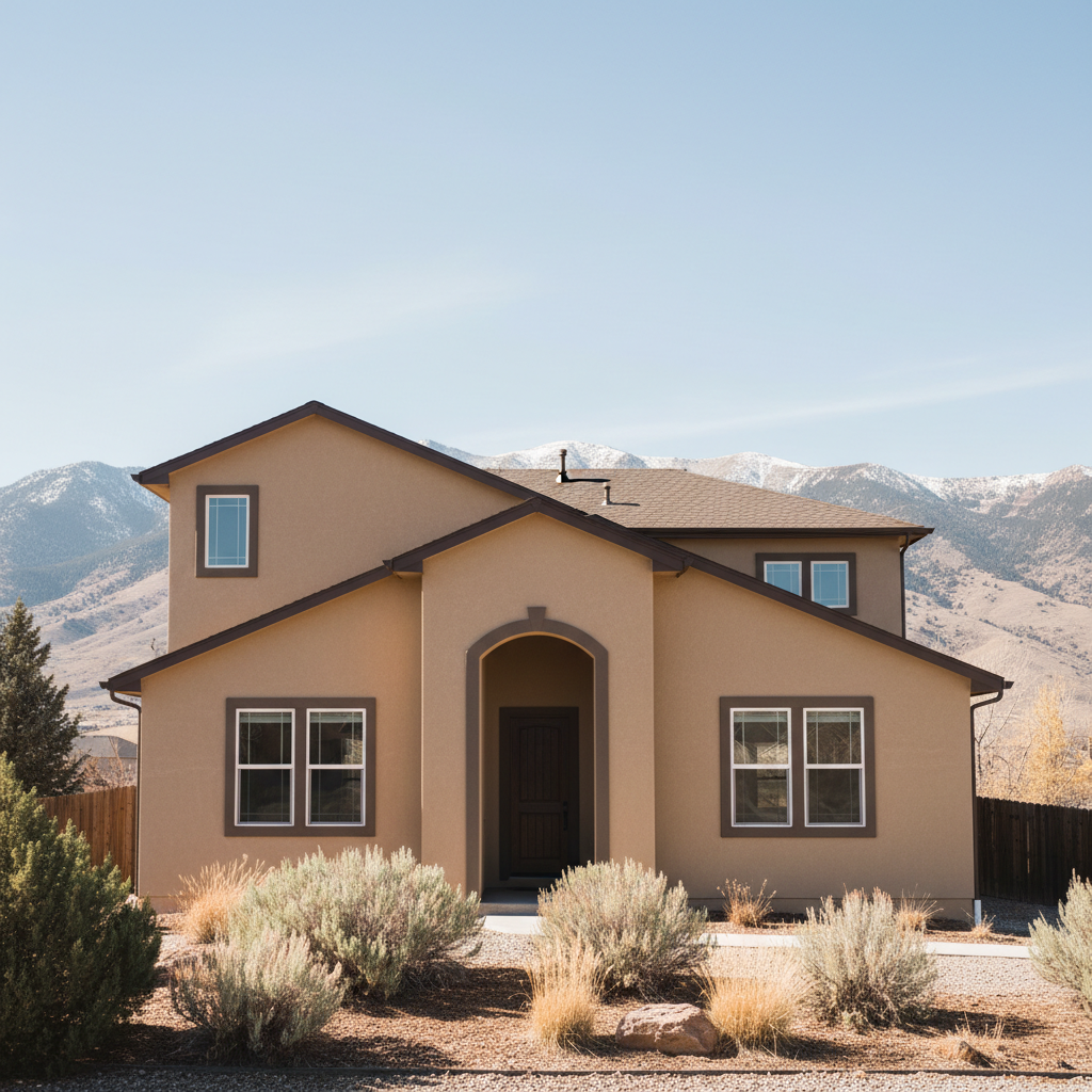 Completed commercial stucco work at a residential property in Orem, UT
