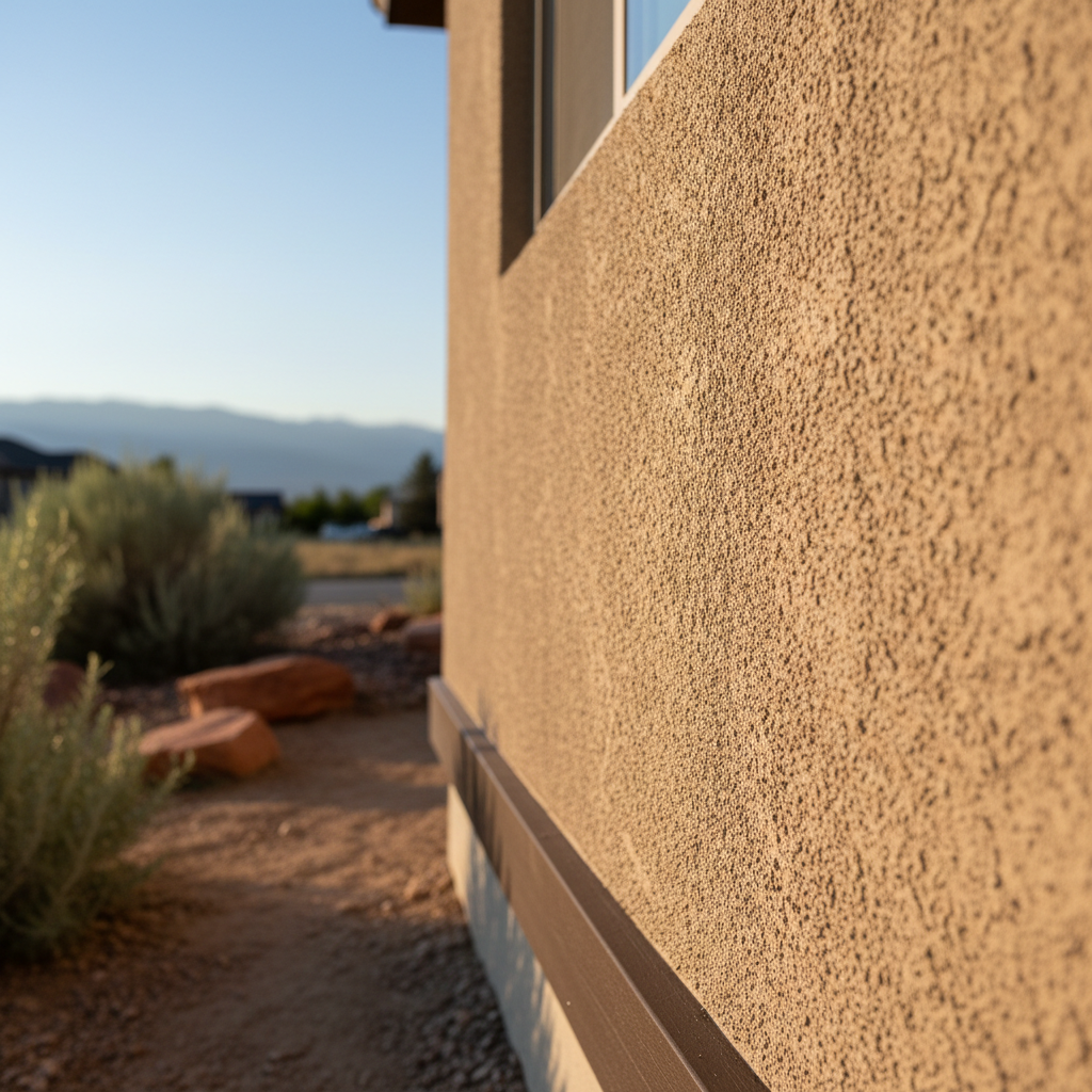 Completed eifs installation work at a residential property in Ogden, UT