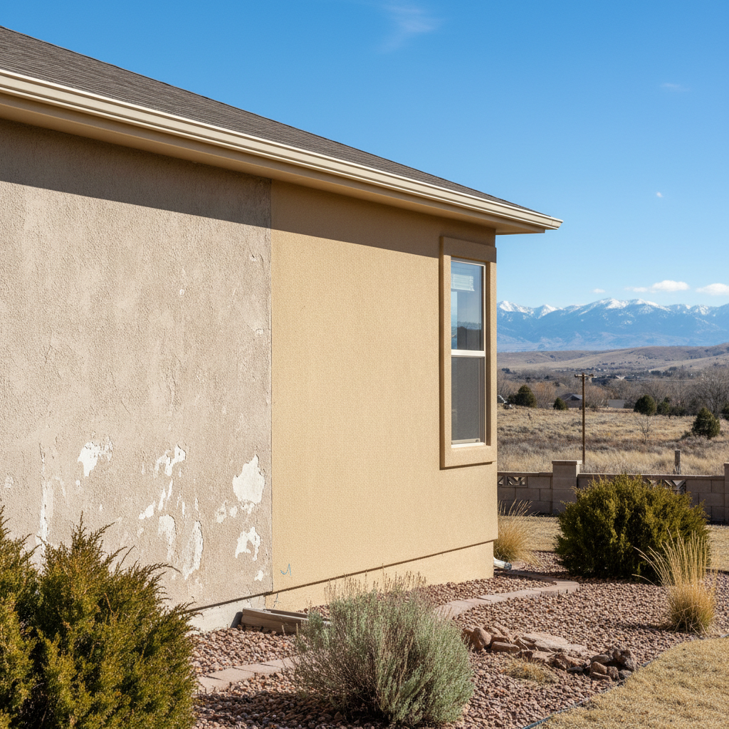 Completed stucco inspection work at a residential property in Ogden, UT