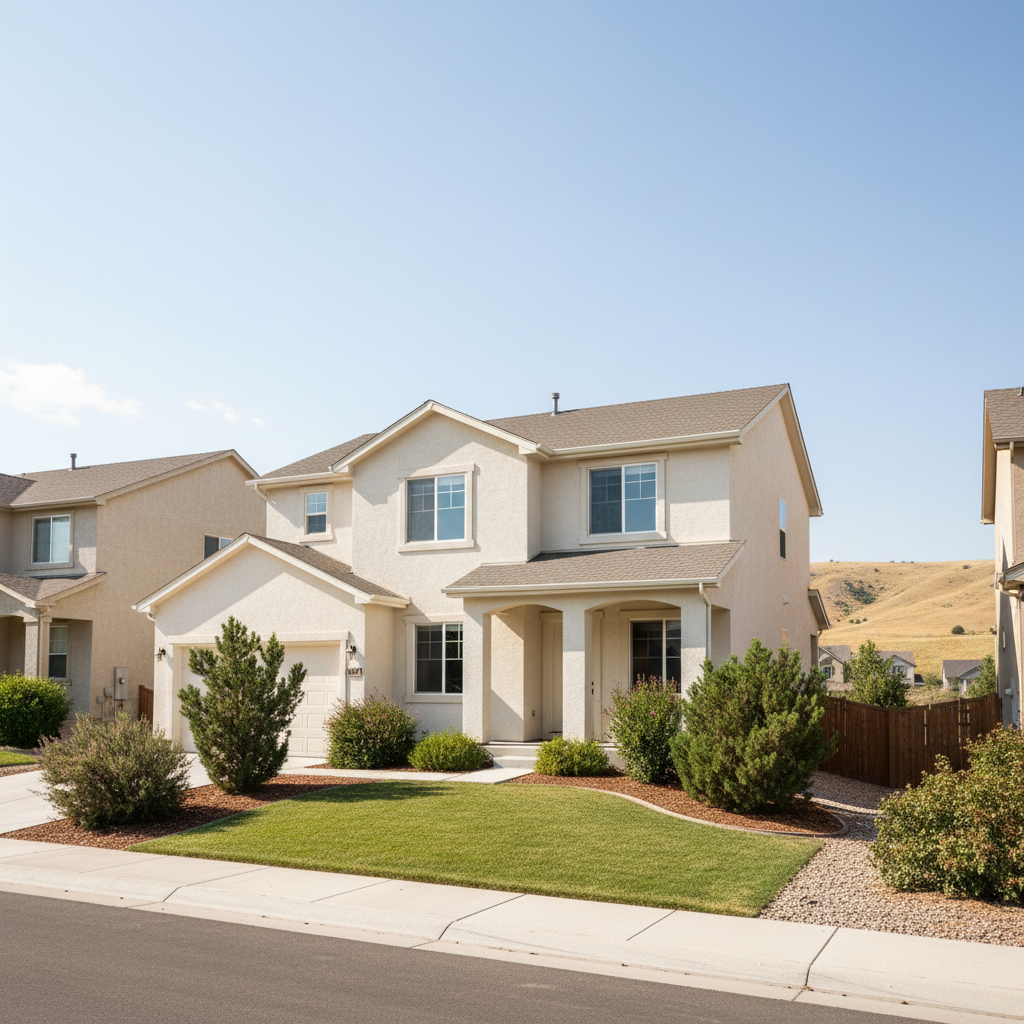 Completed stucco replacement work at a residential property in Lehi, UT