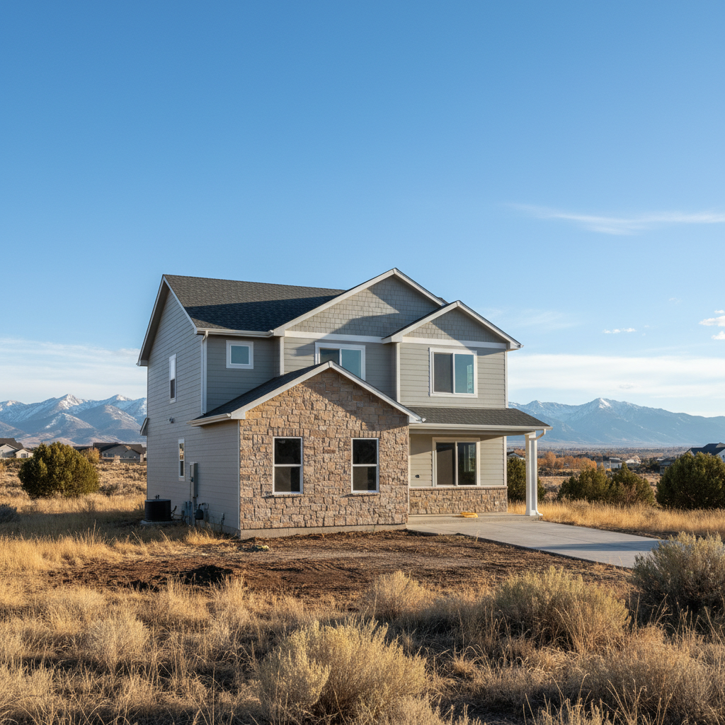Completed stucco removal work at a residential property in Layton, UT