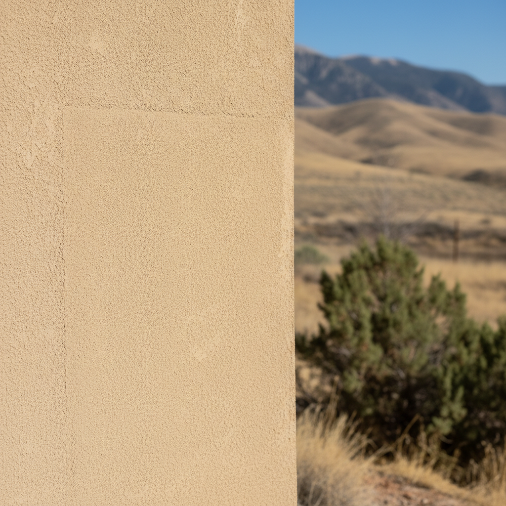 Completed stucco repair work at a residential property in Taylorsville, UT