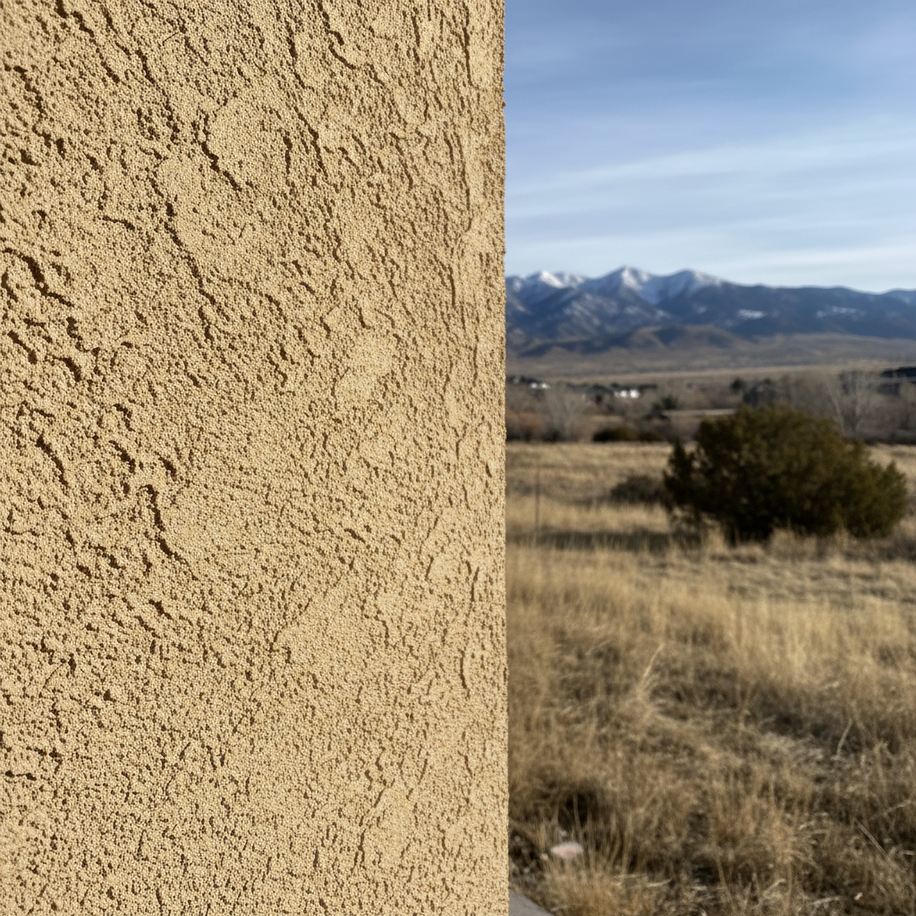 Completed residential stucco work at a residential property in Millcreek, UT