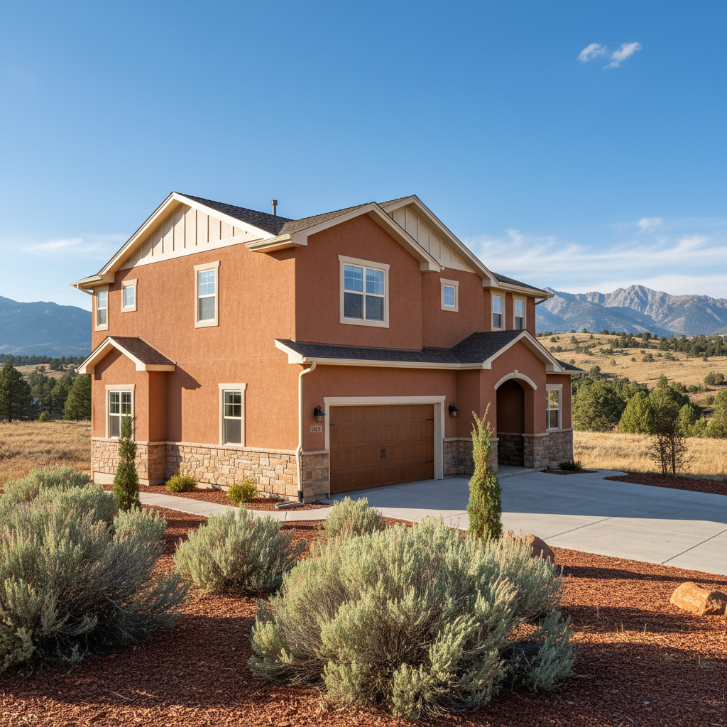 Completed stucco redashing work at a residential property in Saratoga Springs, UT