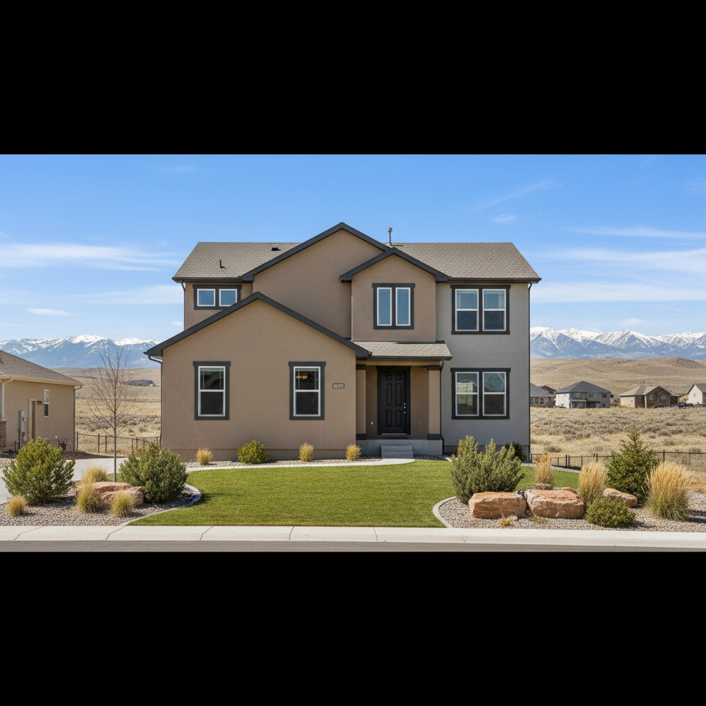 Completed stucco replacement work at a residential property in Eagle Mountain, UT