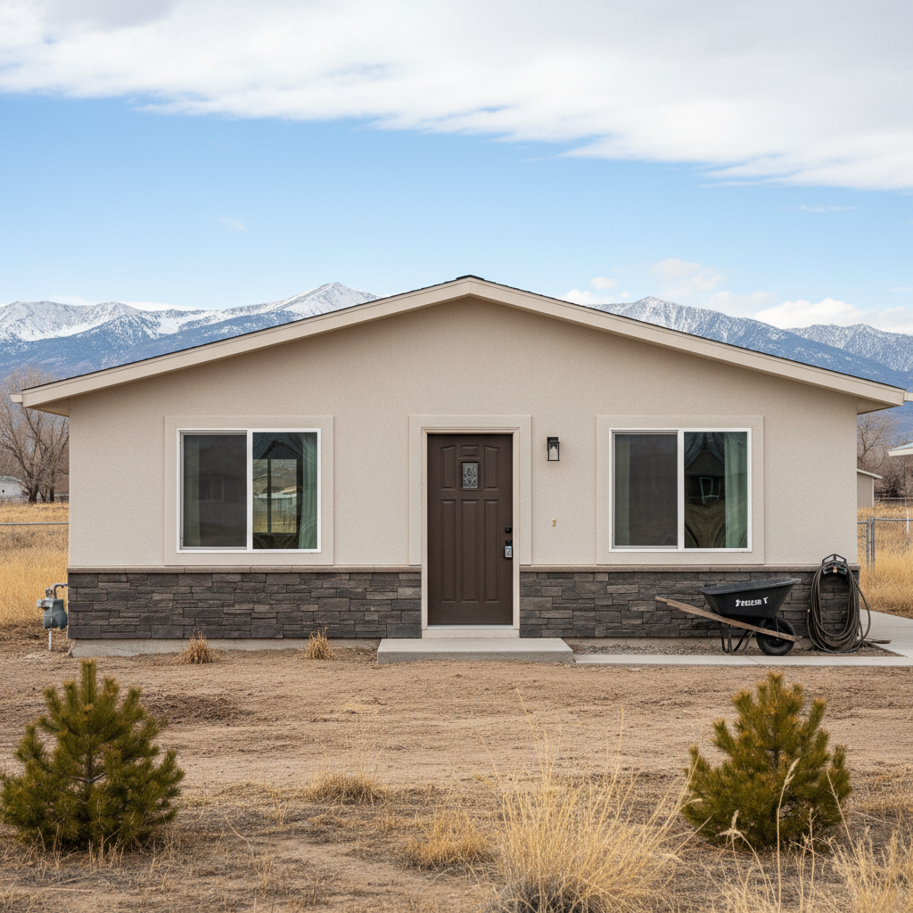 Completed stucco removal work at a residential property in Taylorsville, UT