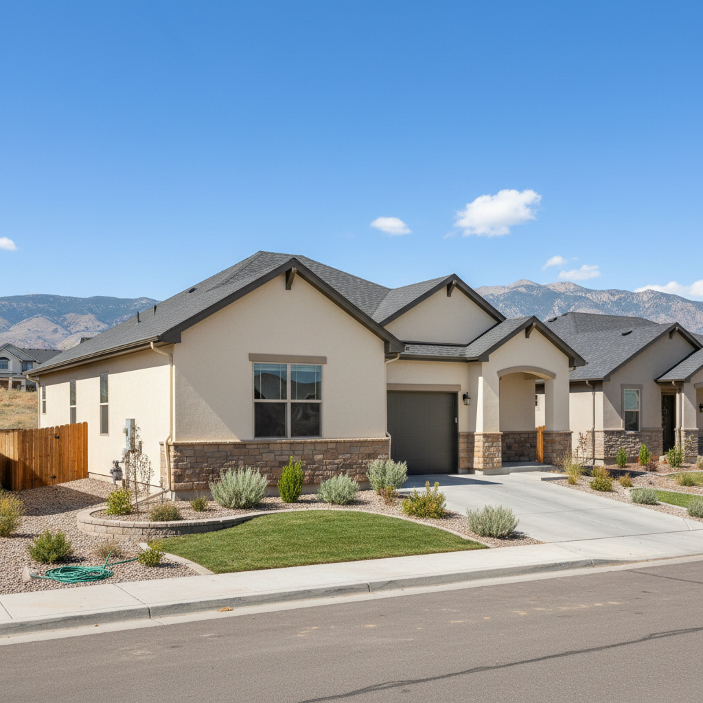 Completed eifs installation work at a residential property in Saratoga Springs, UT
