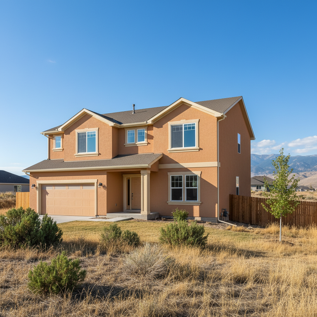 Completed eifs installation work at a residential property in Millcreek, UT