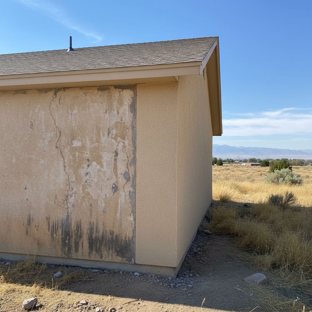 Completed stucco replacement work at a residential property in West Valley City, UT