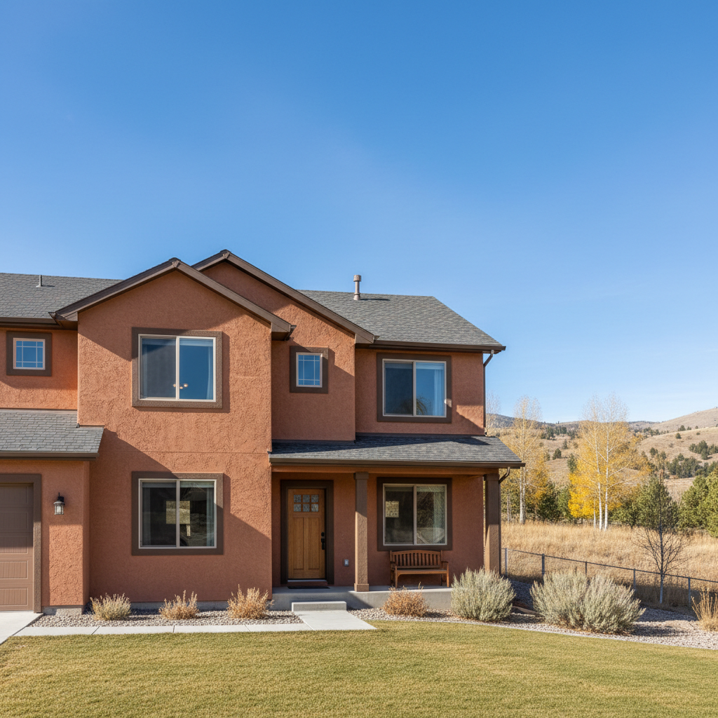 Completed stucco redashing work at a residential property in Draper, UT