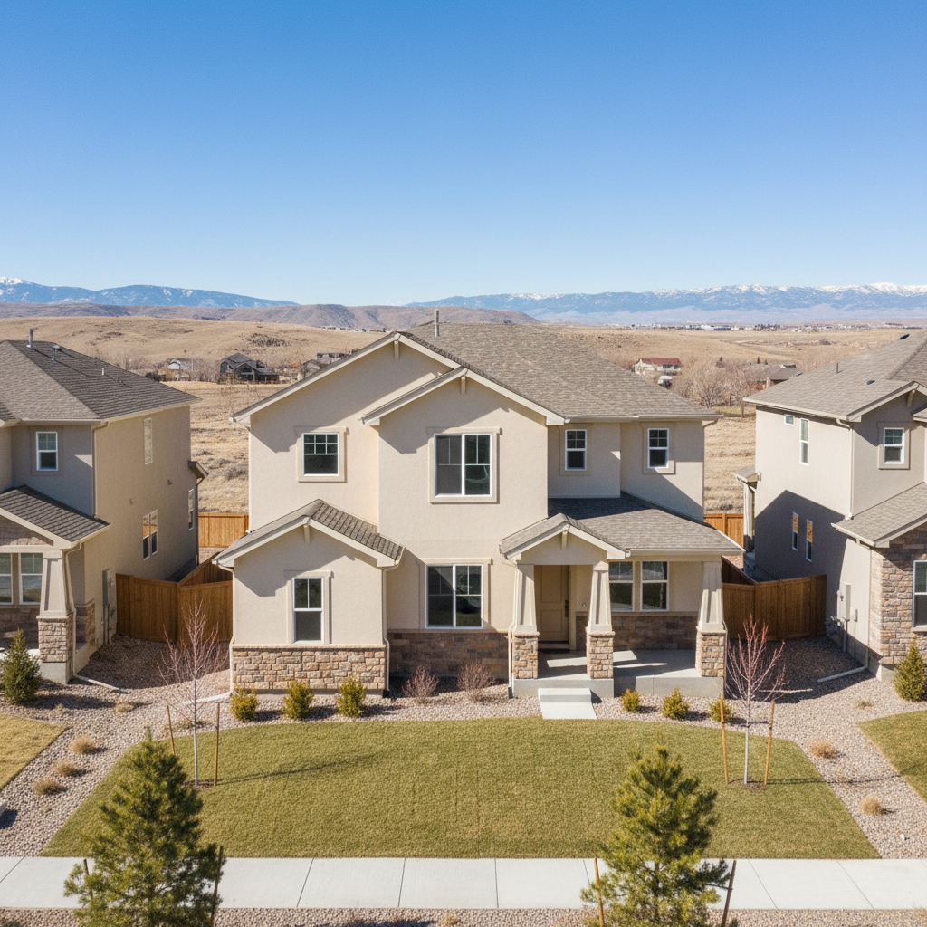 Completed commercial stucco work at a residential property in Herriman, UT