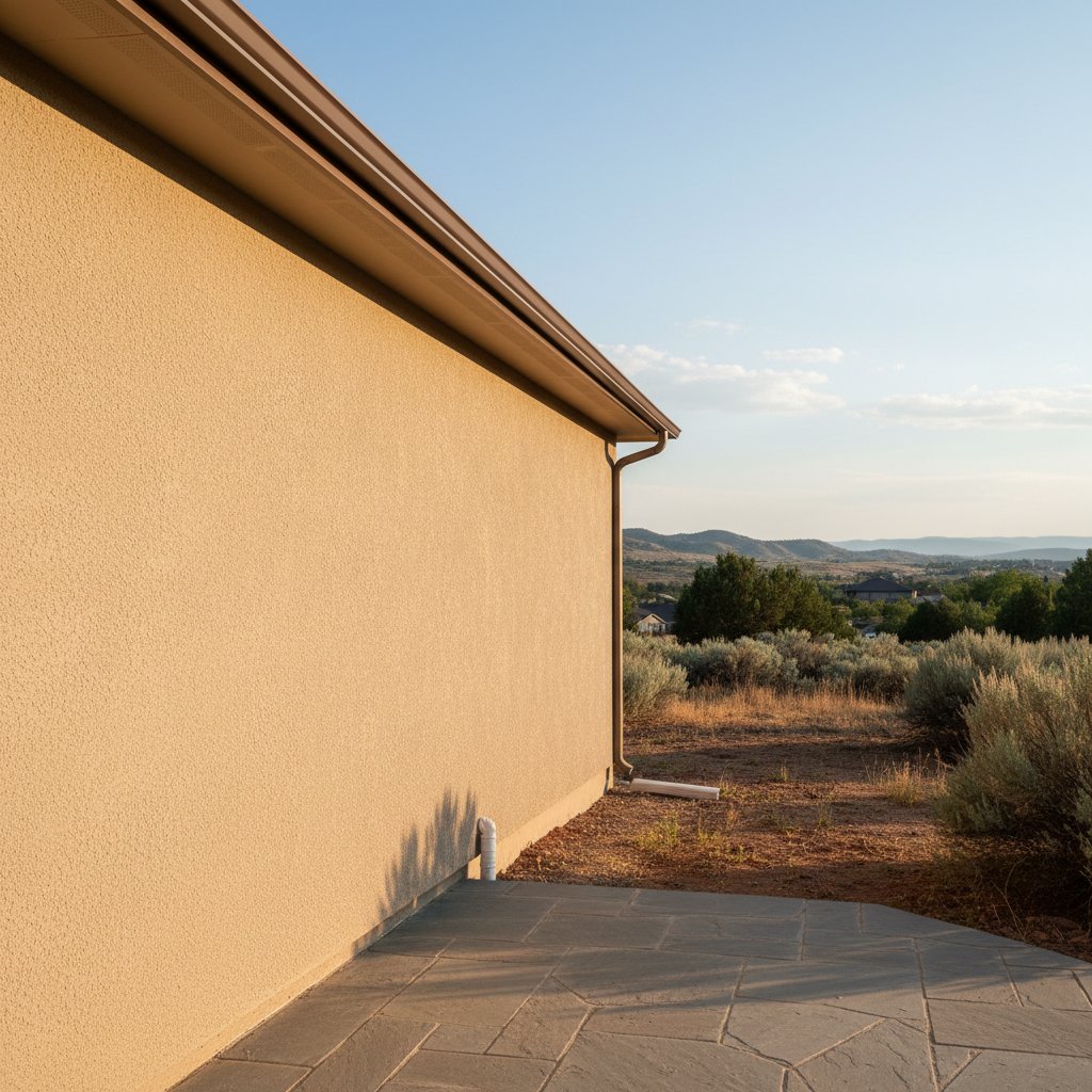 Completed stucco replacement work at a residential property in Draper, UT
