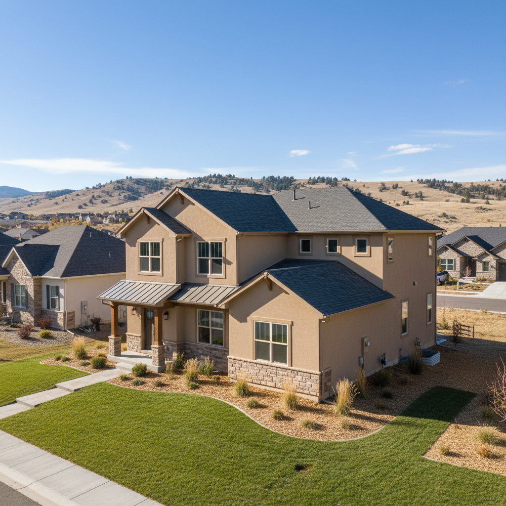 Completed stucco redashing work at a residential property in Lehi, UT