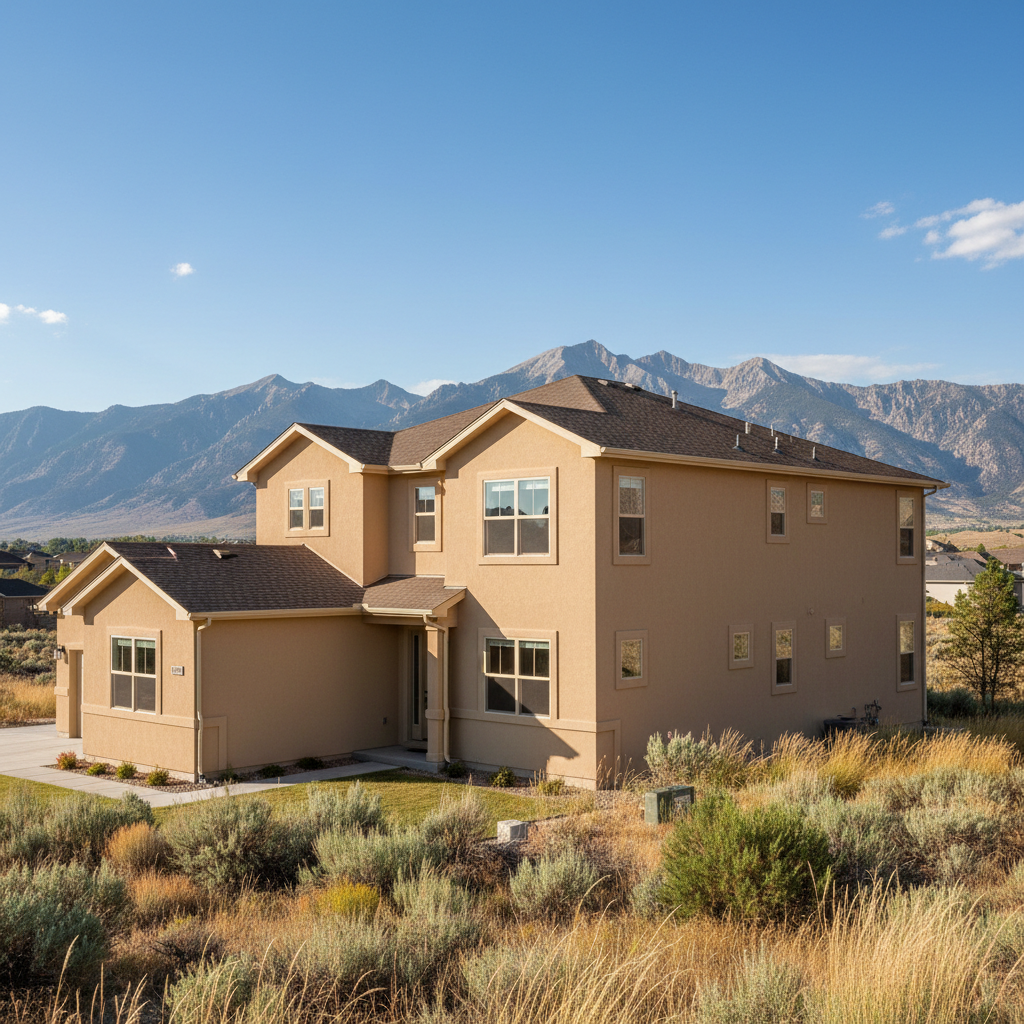 Completed eifs installation work at a residential property in Draper, UT