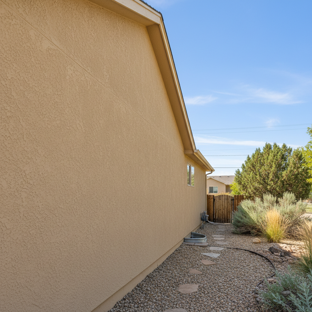 Completed commercial stucco work at a residential property in Layton, UT