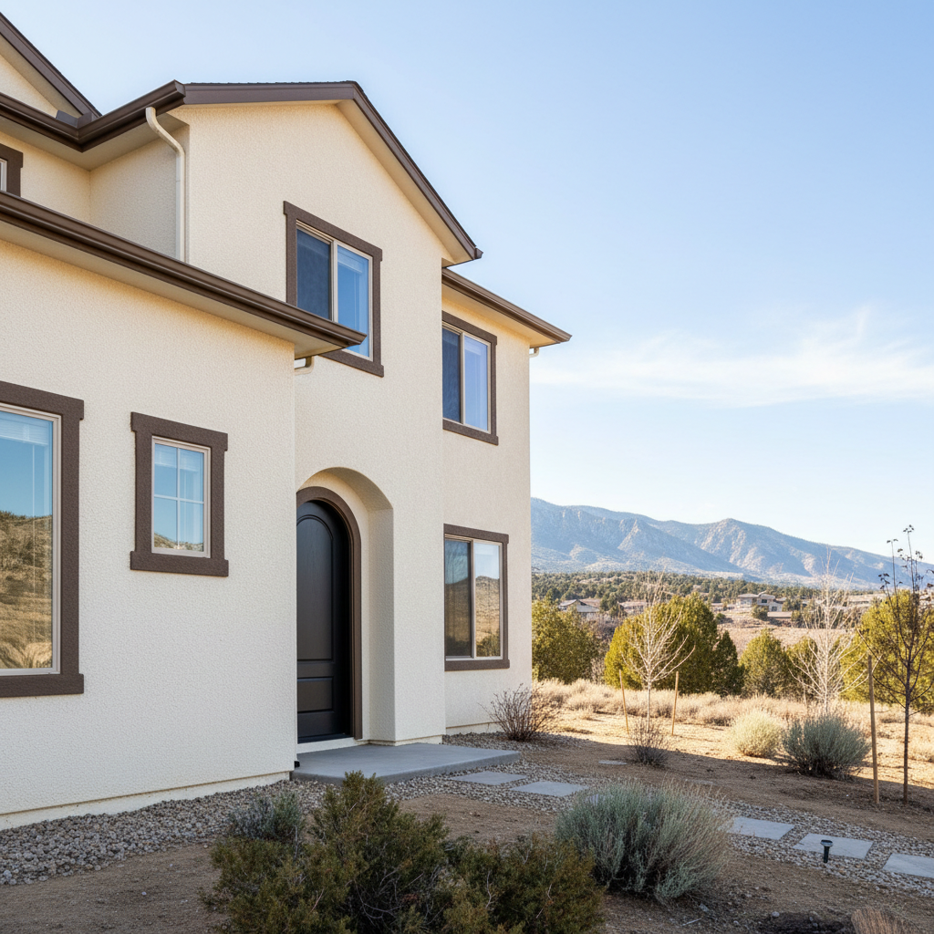 Completed eifs installation work at a residential property in Herriman, UT