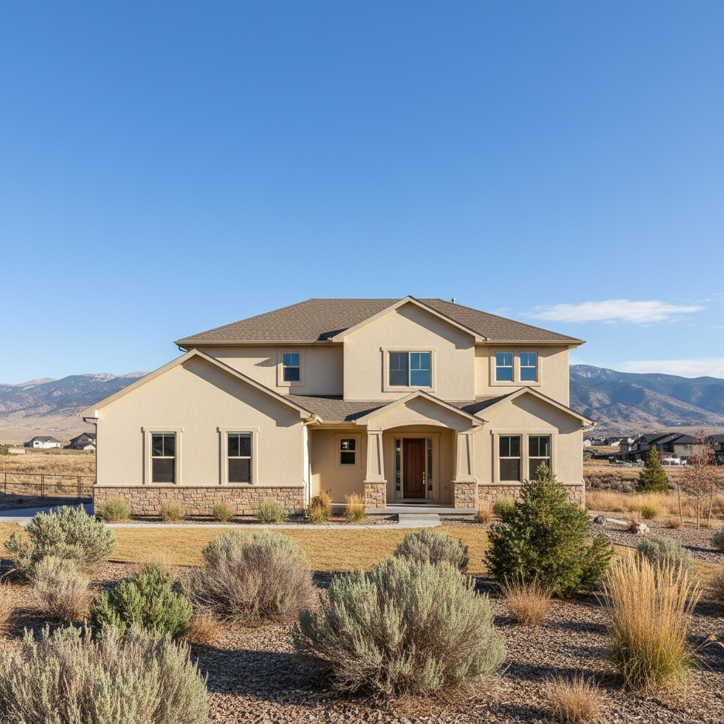 Completed eifs installation work at a residential property in Draper, UT