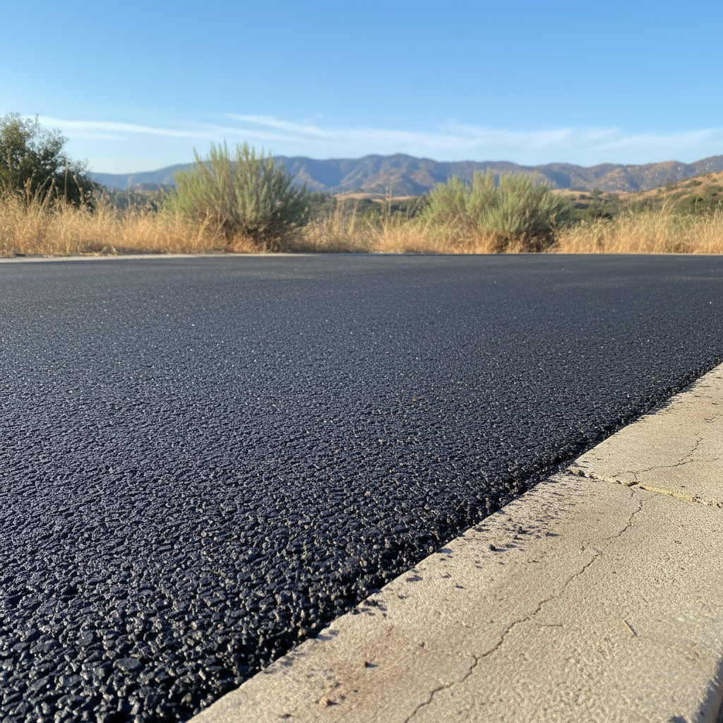 Completed residential asphalt work at a residential property in Trabuco Canyon, CA