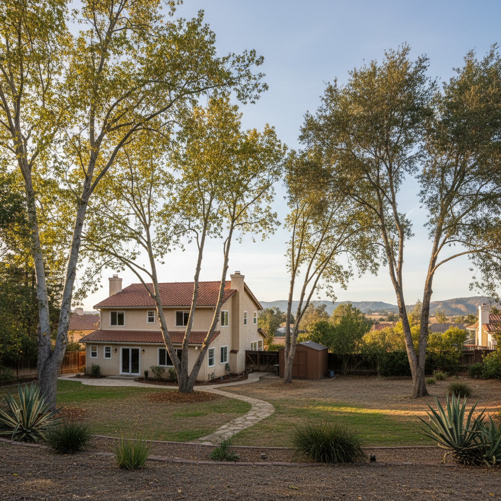 Completed tree health & care work at a residential property in Fremont, CA
