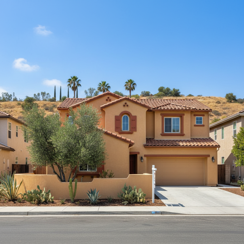 Completed stucco redashing work at a residential property in Azusa, CA