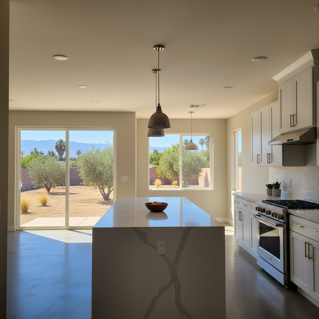 Completed open kitchen conversion work at a residential property in Rancho Cucamonga, CA