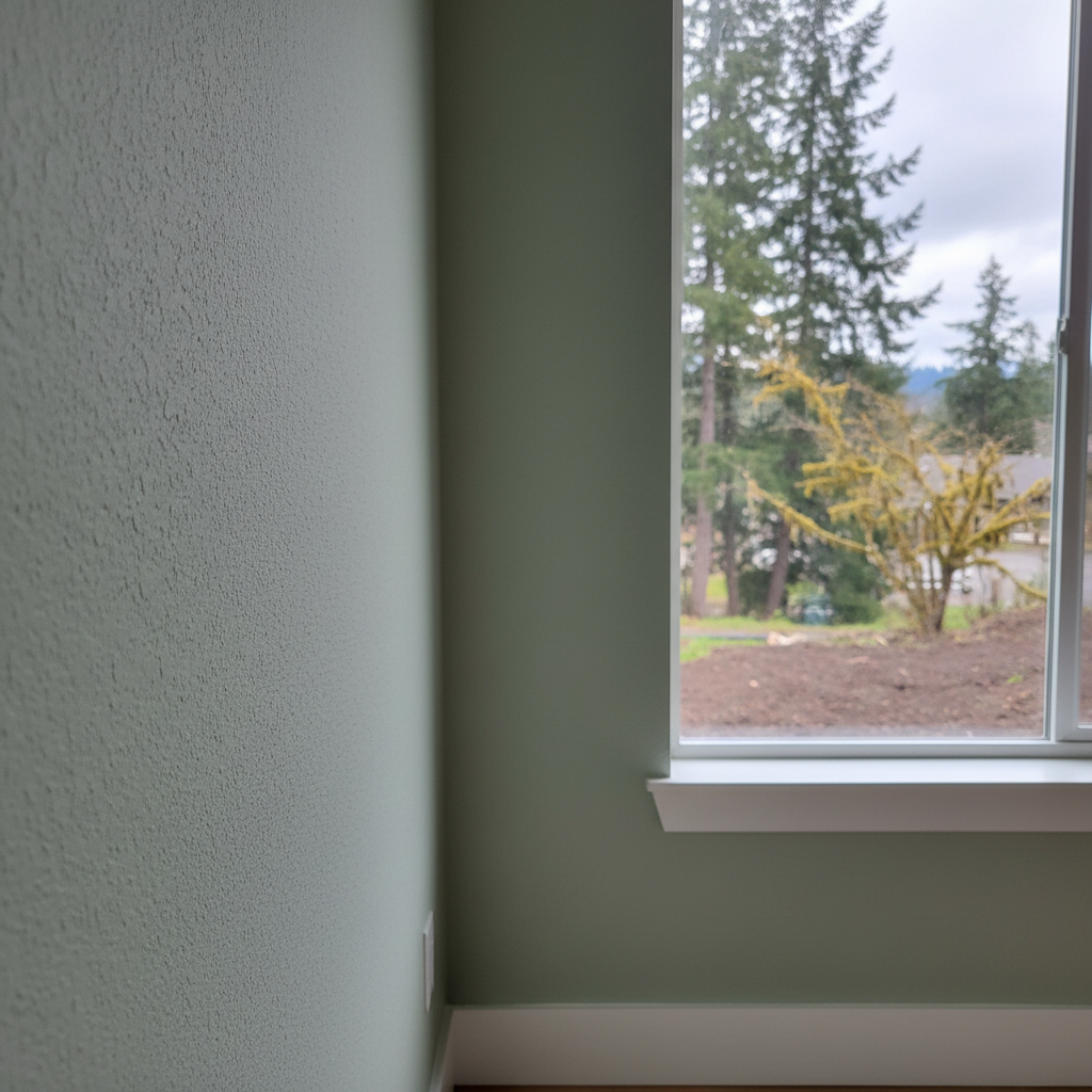 Completed interior painting work at a residential property in Spanaway, WA