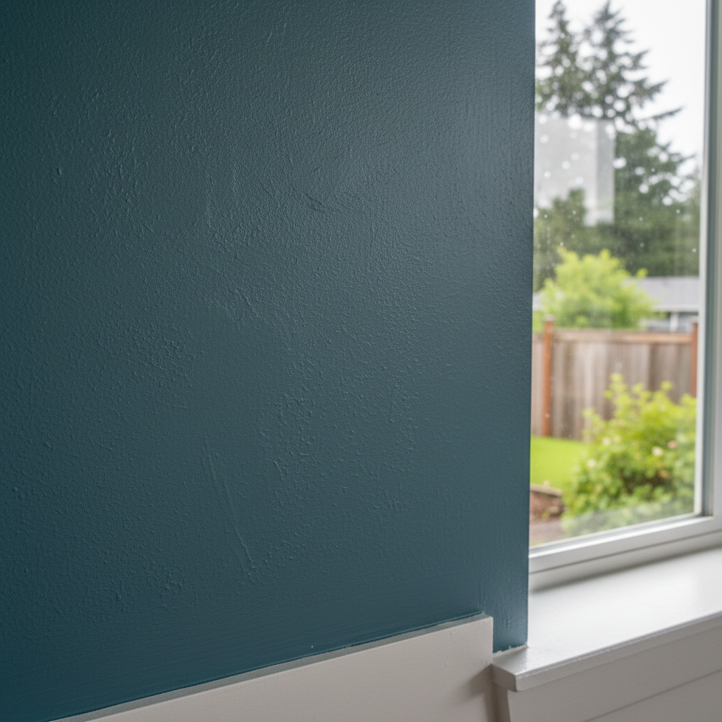 Completed interior painting work at a residential property in Burien, WA