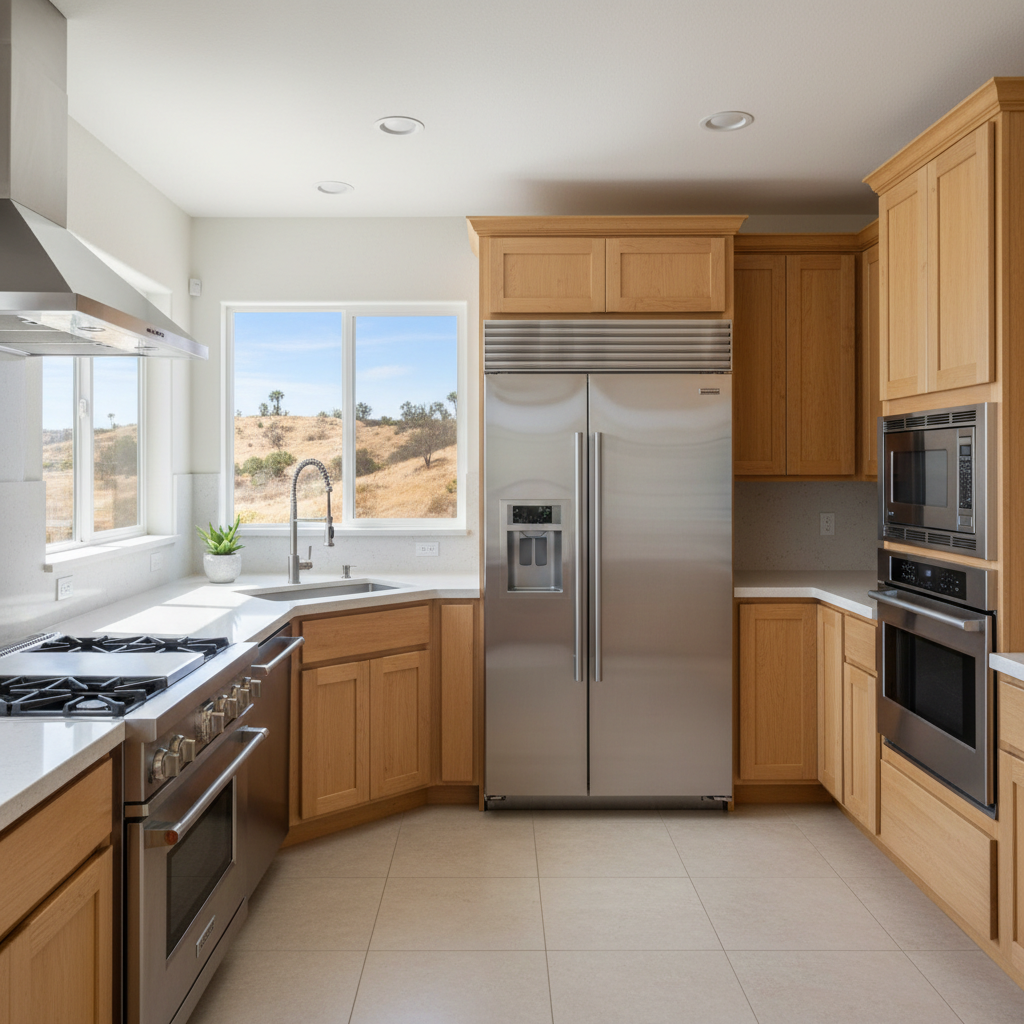 Completed appliance installation work at a residential property in Chula Vista, CA
