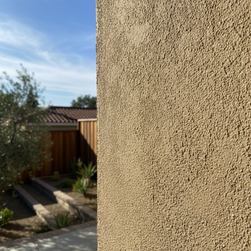 Completed commercial stucco work at a residential property in Los Altos, CA