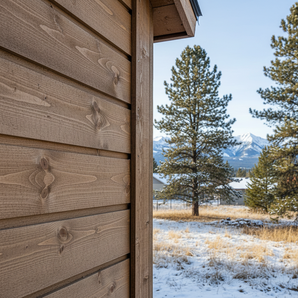 Completed garages work at a residential property in Kalispell, MT