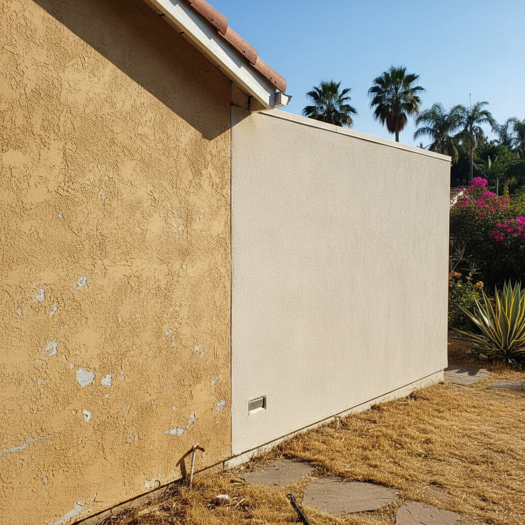 Completed stucco inspection work at a residential property in Pasadena, CA