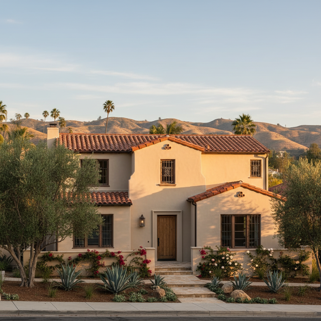 Completed eifs installation work at a residential property in Pasadena, CA
