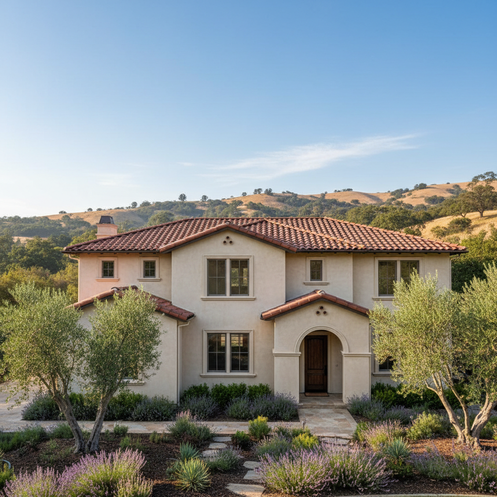 Completed stucco redashing work at a residential property in Saratoga, CA