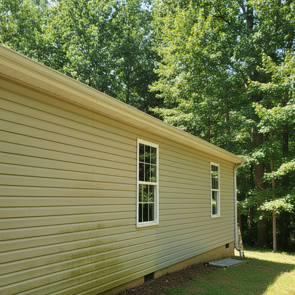 Completed cement siding work at a residential property in Sevierville, TN