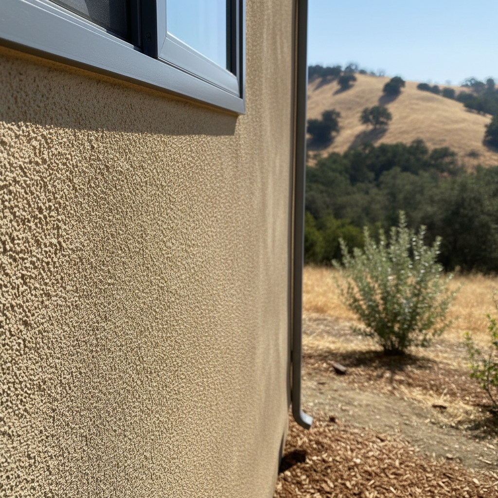 Completed eifs installation work at a residential property in Saratoga, CA