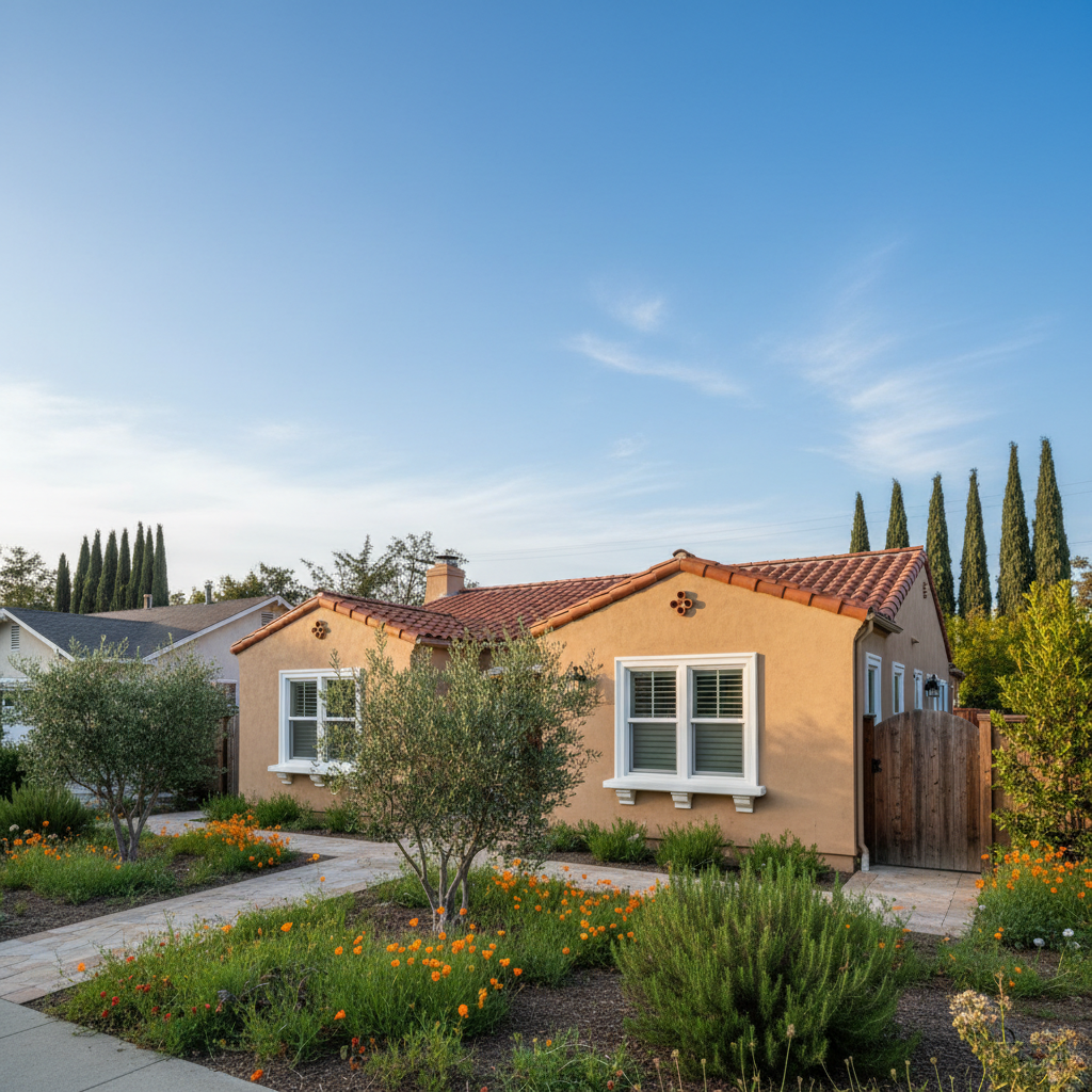 Completed stucco redashing work at a residential property in Saratoga, CA