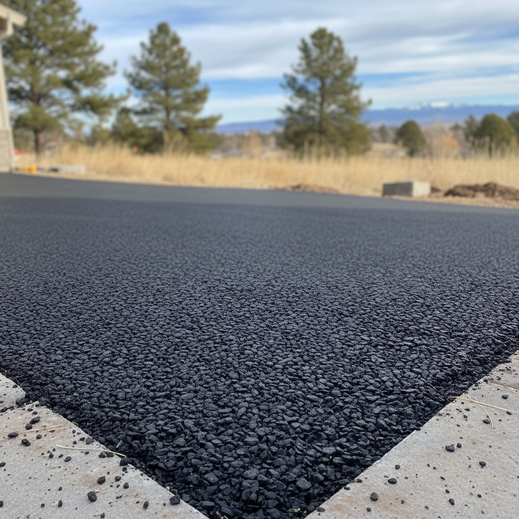 Completed commercial asphalt work at a residential property in Thornton, CO