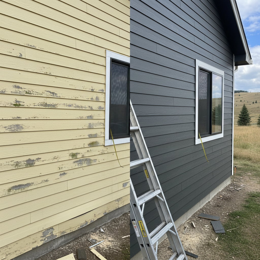 Completed siding inspection work at a residential property in Great Falls, MT