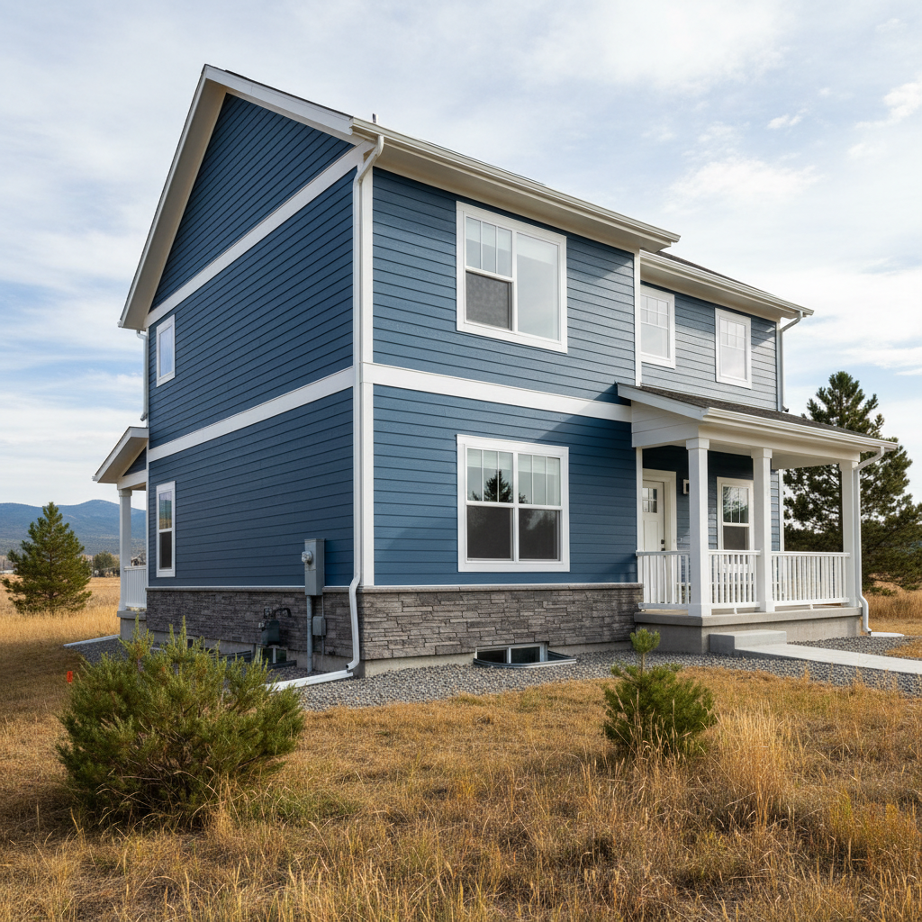 Completed siding replacement work at a residential property in Great Falls, MT