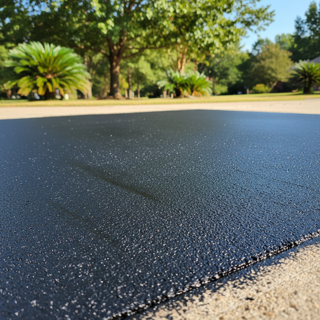 Completed slurry coating work at a residential property in Birmingham, AL