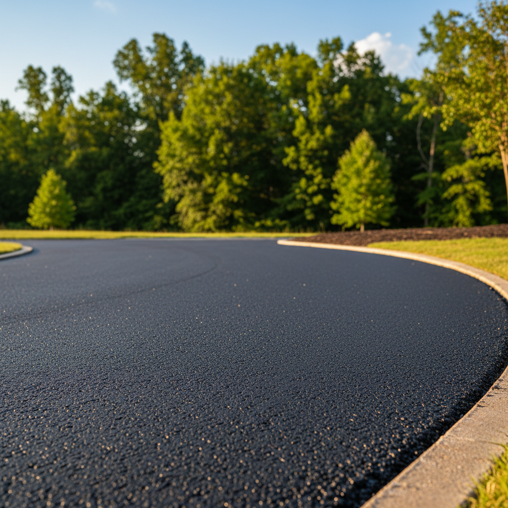 Completed residential asphalt work at a residential property in Tuscaloosa, AL