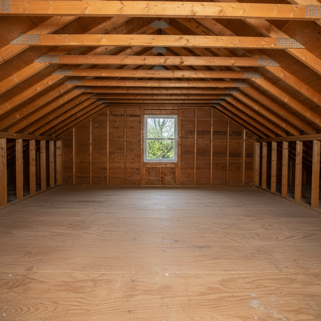 Completed insulation removal work at a residential property in Oak Park, IL