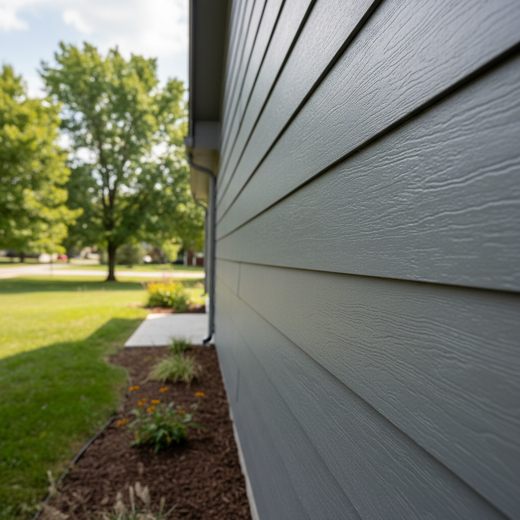 Completed siding removal work at a residential property in Pittsburg, KS
